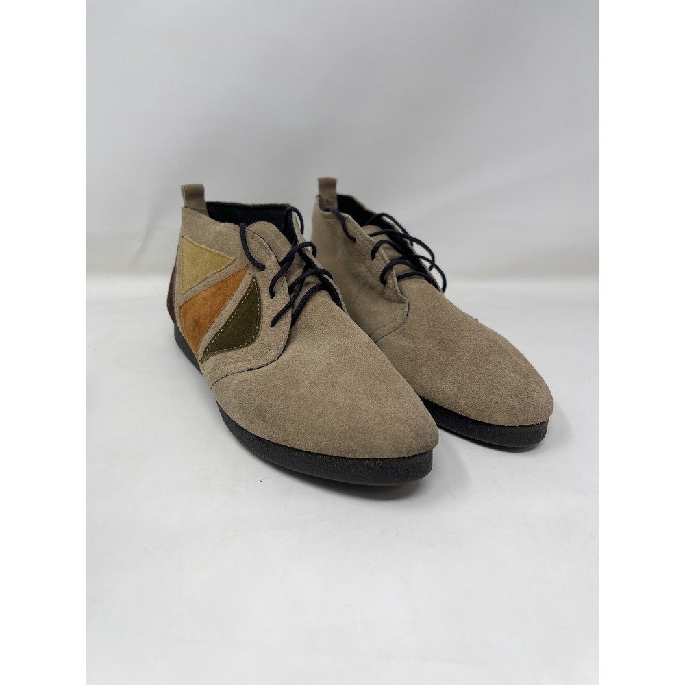 Outdoorables David Green Womens Size 8 Vintage Patchwork Suede Boots Booties